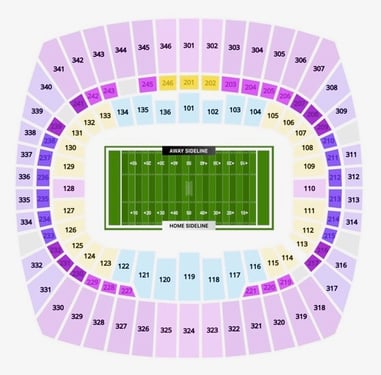 Arrowhead Stadium Seating Chart With Rows – Two Birds Home